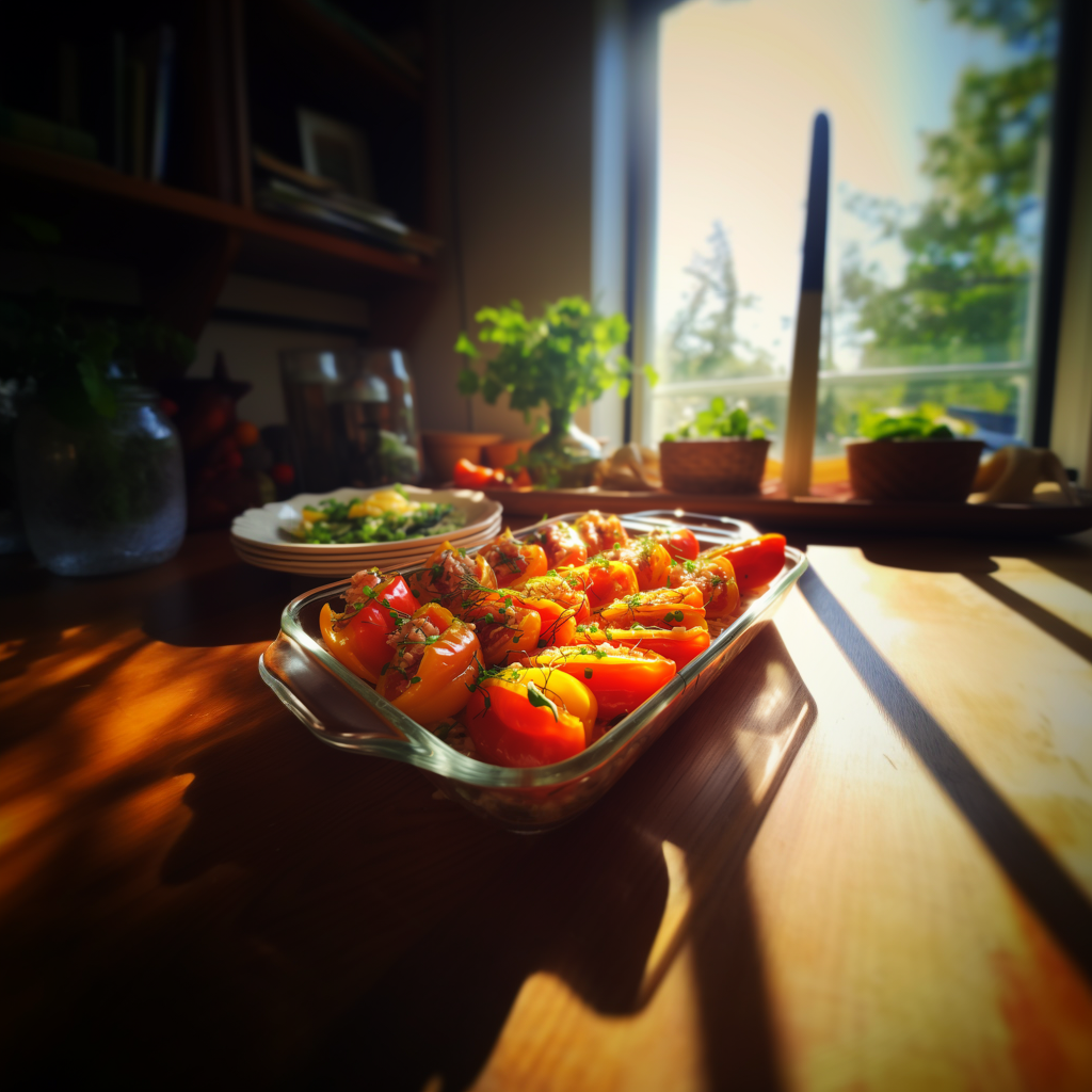 Baby Sweet Peppers with Tuna recipe