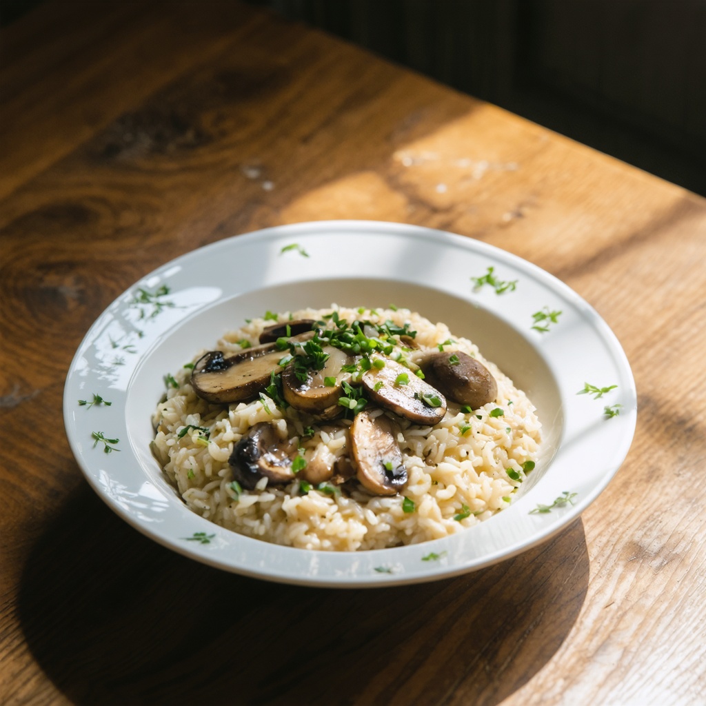 Mushroom risotto recipe
