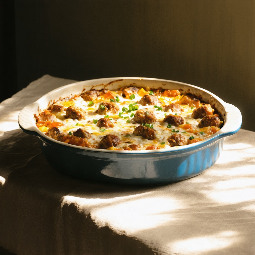 Veggie sausage casserole recipe